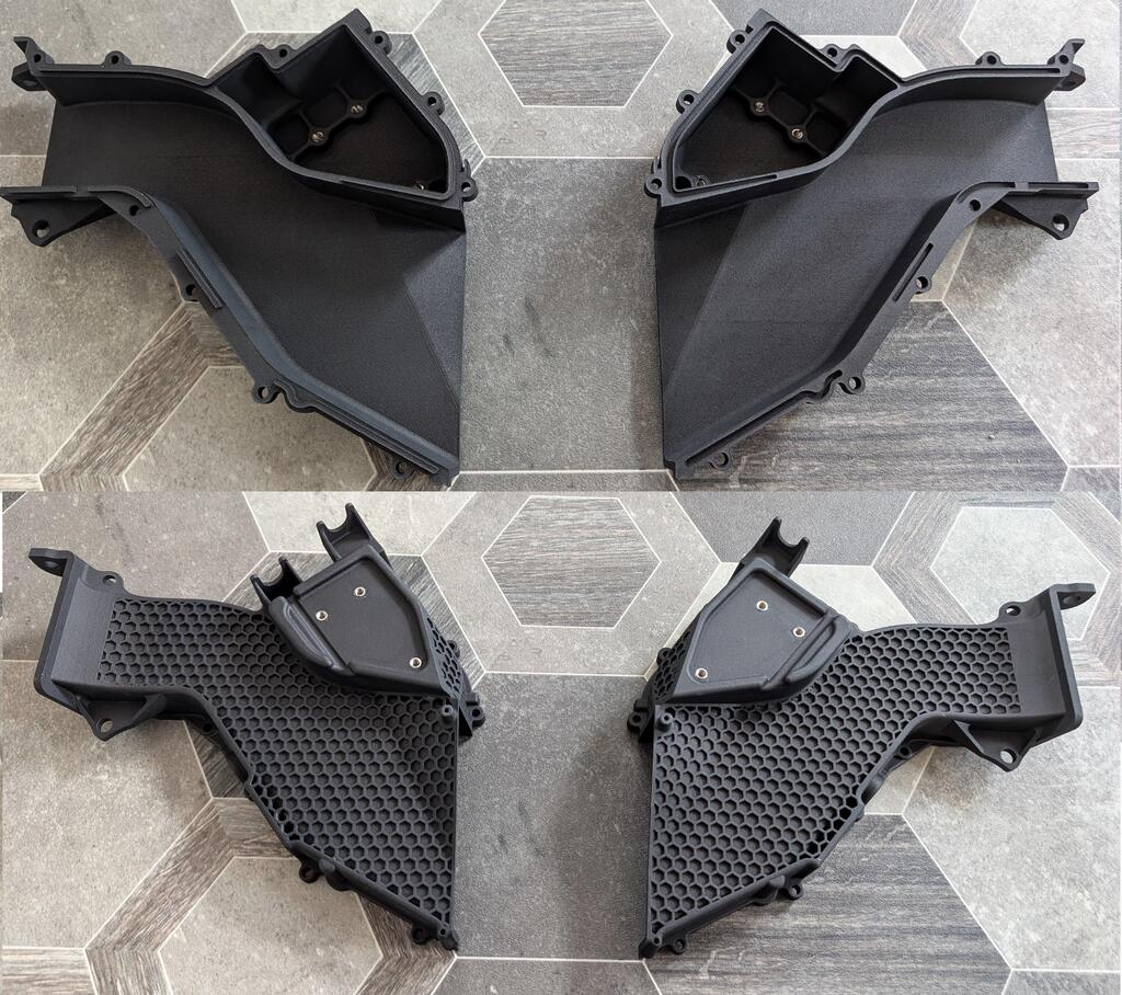 AP8158113 - AP8158114 / Complete Airduct Aprilia RSV MY '04-'09