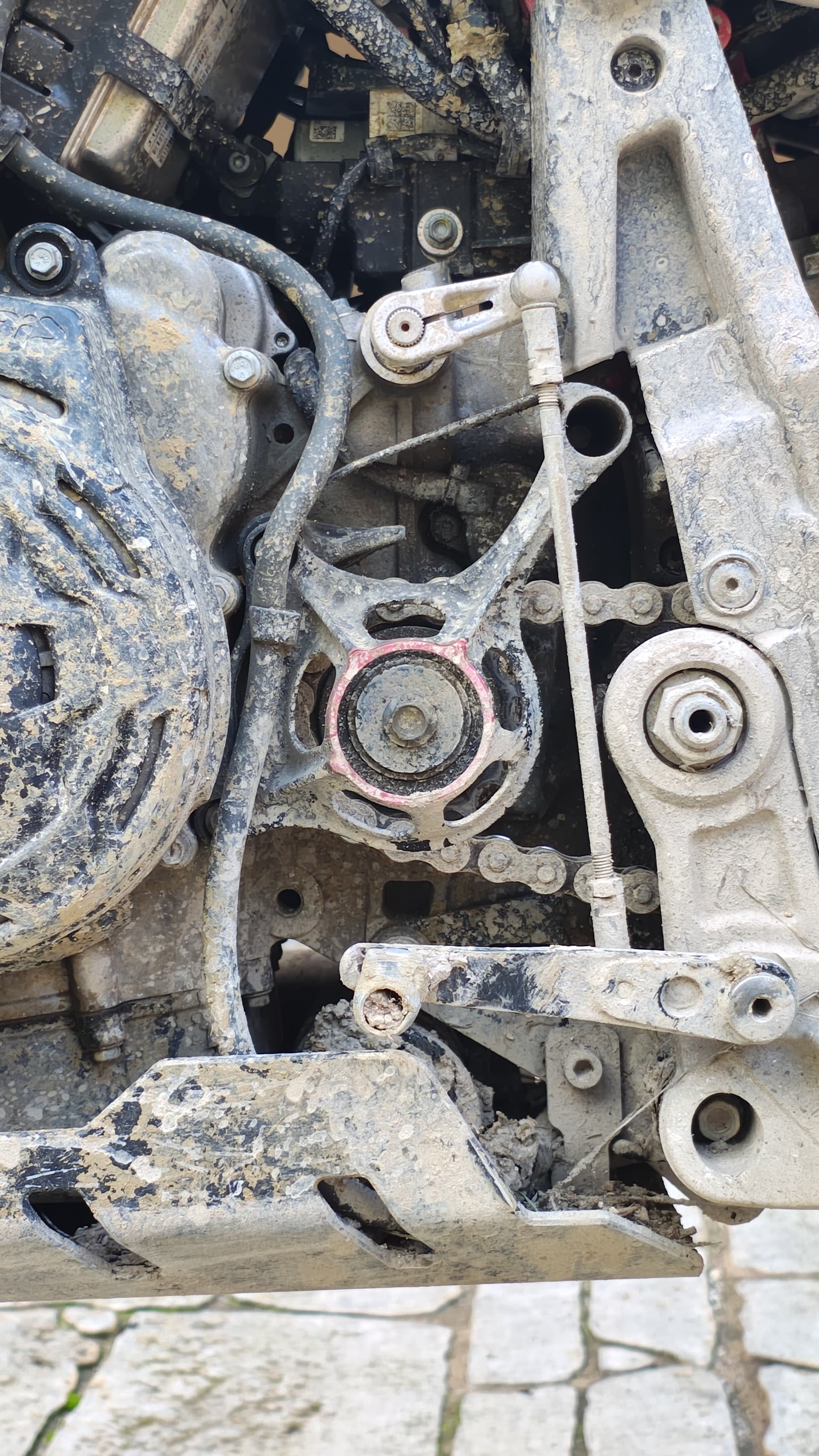 Offene Kettenradabdeckung Aprilia Tuareg 660 (ALLE MODELLJAHRE)