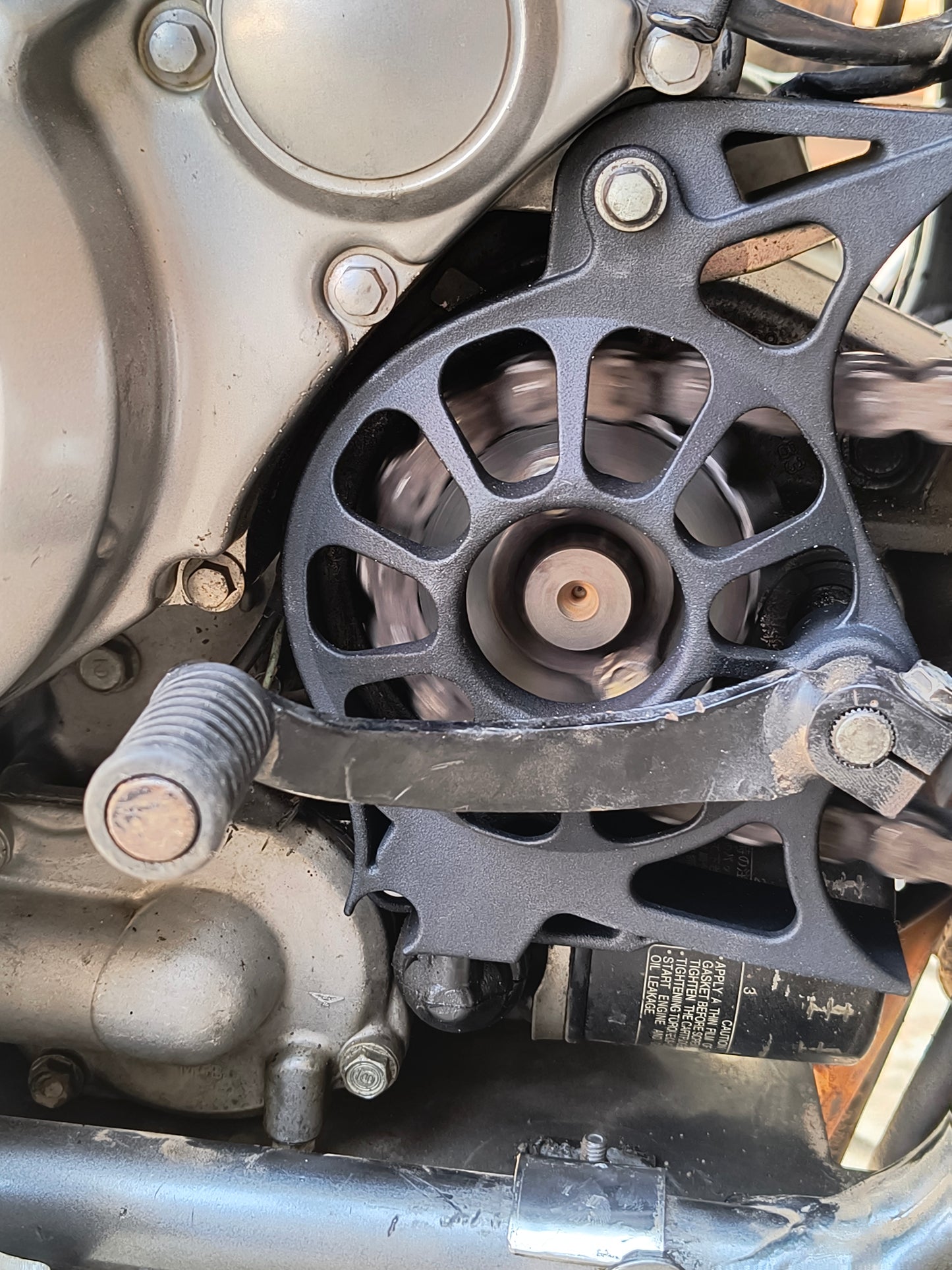 Lightweight Sprocket Cover HONDA Transalp XLV650